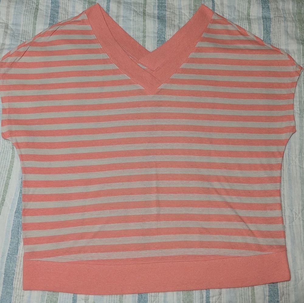 Lane Bryant short sleeve sweater